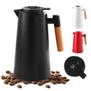 ThermoLED® - Garrafa Térmica 1L com Termômetro LED – Design Moderno e Cabo Estilo Madeira