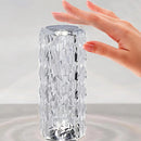 Glowsé - Luminária Cristal Touch – Elegância em Luz com Controle de Toque e Cores Variáveis