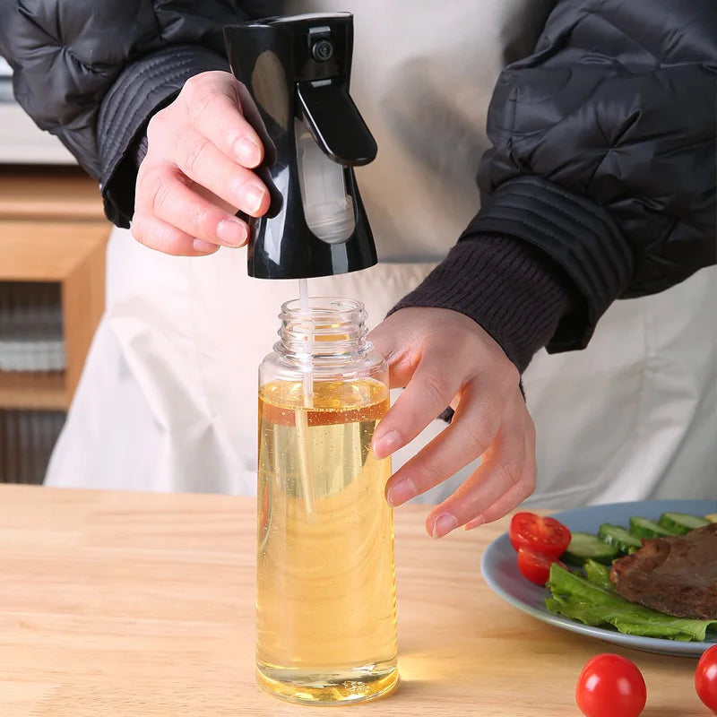 ChefOilSpray® Dispenser de Óleo, Azeite e Vinagre – Borrifador Recarregável para Cozinha, Churrasco e Culinária Saudável (200ml/300ml)