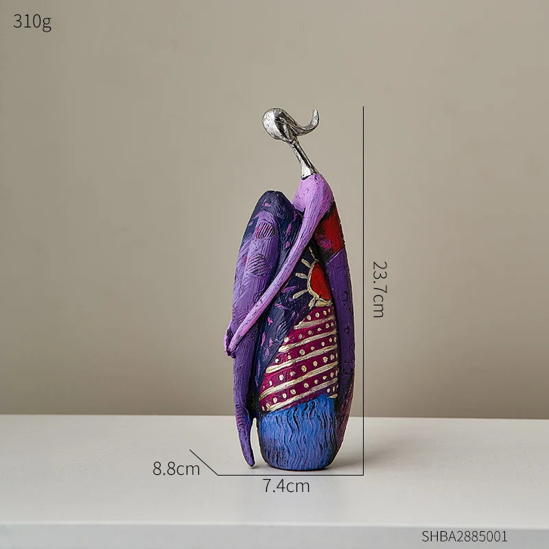 Nordic® - Escultura Abstrata Estilo Nórdico – Arte Moderna para Decoração de Casa e Escritório