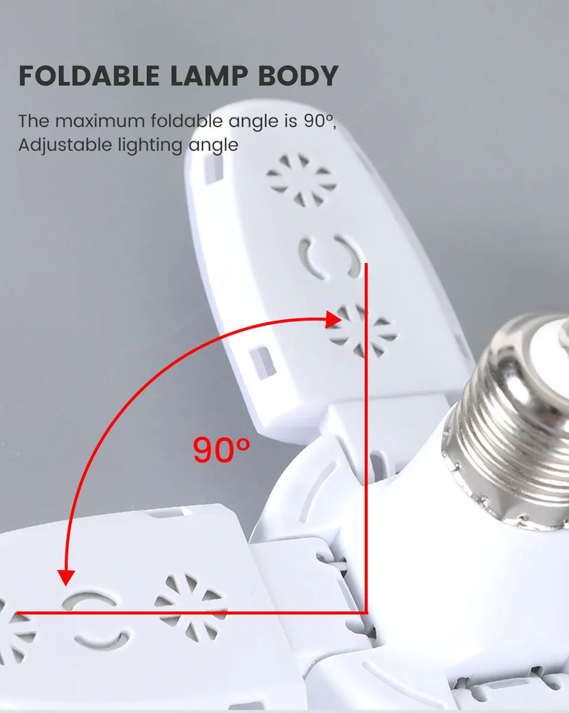 AirGlow® – Mini Ventilador de Teto LED Retrátil com Iluminação Inteligente