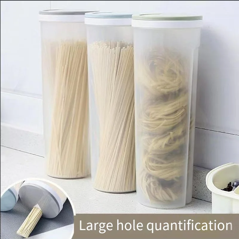 NoodleKeeper® - Porta-Macarrão Hermético – Organizador de Alimentos com Dosagem Precisa