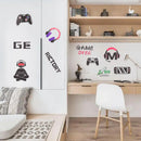 GameScape® - Adesivo de Parede Gamer – Decoração Perfeita para Quartos e Salas de Jogos