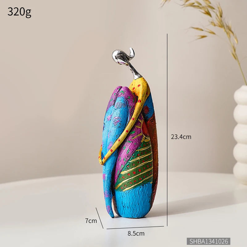 Nordic® - Escultura Abstrata Estilo Nórdico – Arte Moderna para Decoração de Casa e Escritório