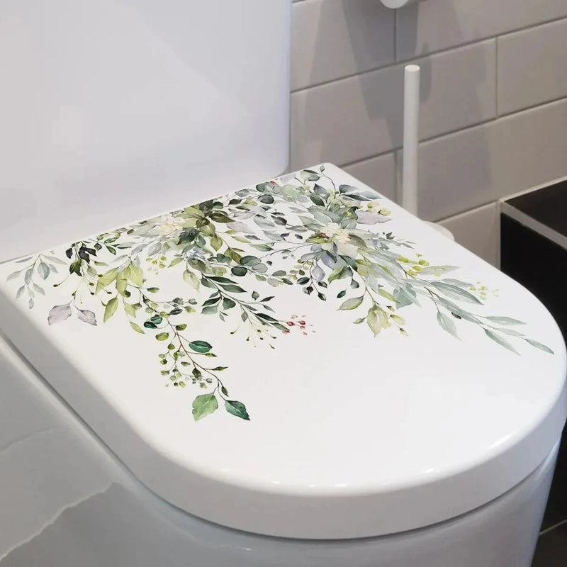 Verdan® – Adesivo Decorativo de Plantas para Vaso Sanitário