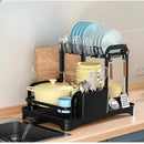 DriRack® – Escorredor de Louças de 2 Andares com Bandeja de Drenagem