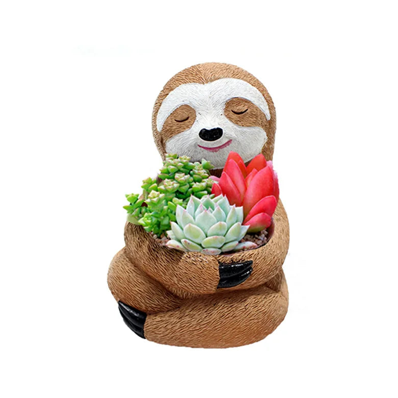 FlowerPal® – Vaso de Planta Animal Estilo Cartoon para Decoração de Jardim e Ambiente