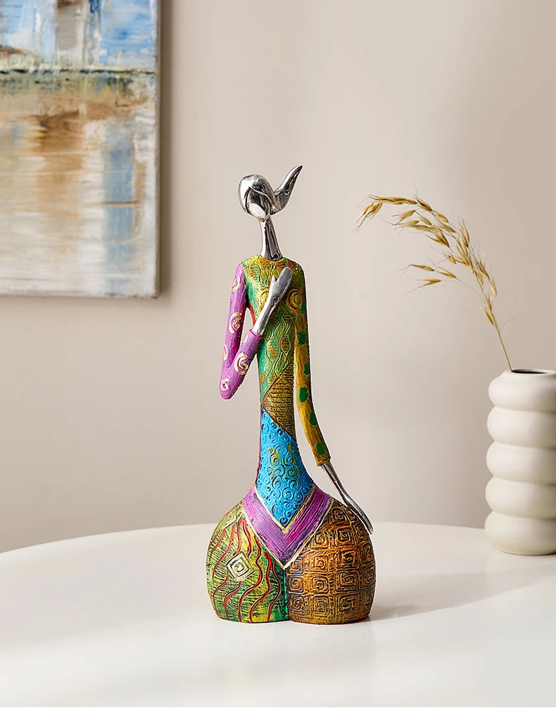 Nordic® - Escultura Abstrata Estilo Nórdico – Arte Moderna para Decoração de Casa e Escritório