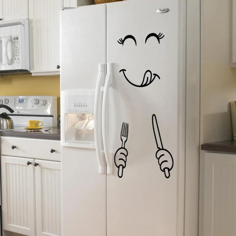 CuteFridge Adesivo®  – Decoração Divertida para Geladeira e Parede