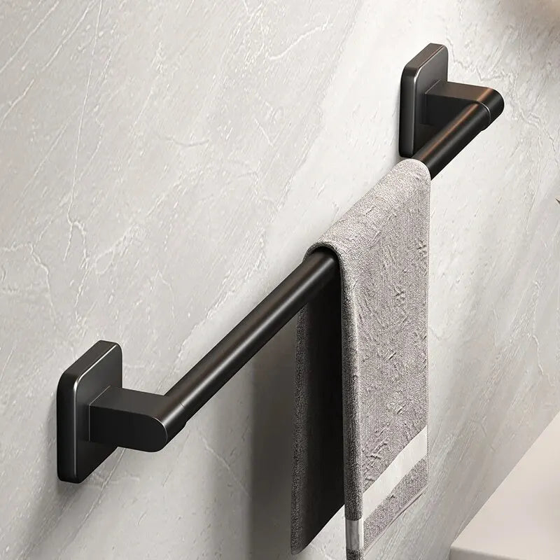 Toalheiro Elegance Fix – Suporte de Toalhas Sem Furo para Banheiro ou Cozinha