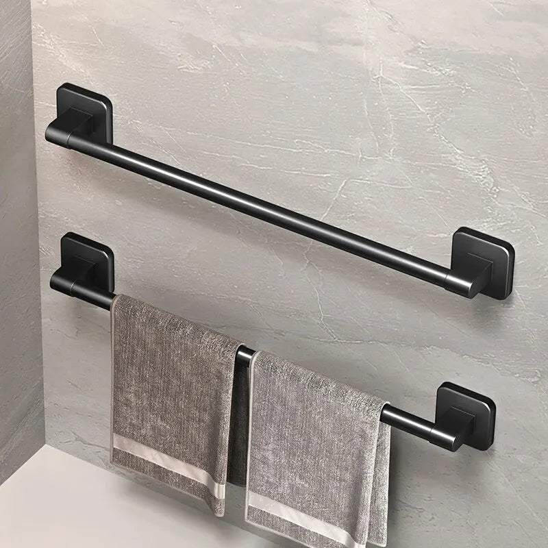 Toalheiro Elegance Fix – Suporte de Toalhas Sem Furo para Banheiro ou Cozinha