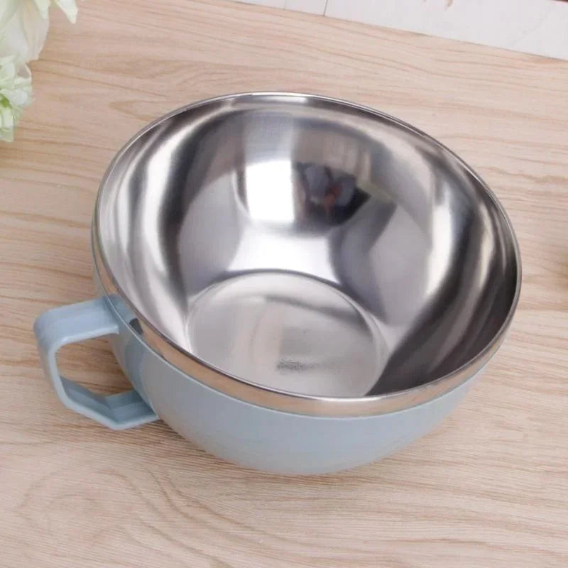ThermoBowl® – Tigela de Aço Inoxidável com Alça Antitérmica