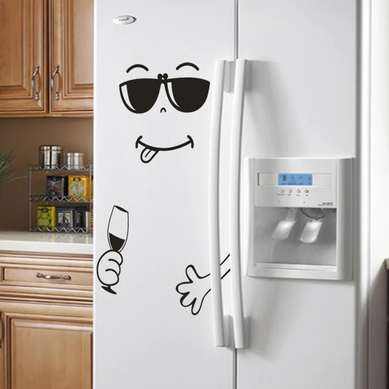 CuteFridge Adesivo®  – Decoração Divertida para Geladeira e Parede