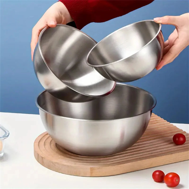 MixPro® – Conjunto de Tigelas de Aço Inoxidável com Medidor para Cozinha