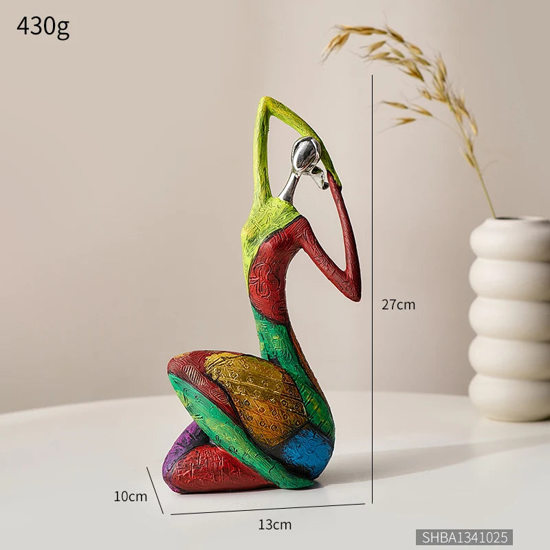 Nordic® - Escultura Abstrata Estilo Nórdico – Arte Moderna para Decoração de Casa e Escritório