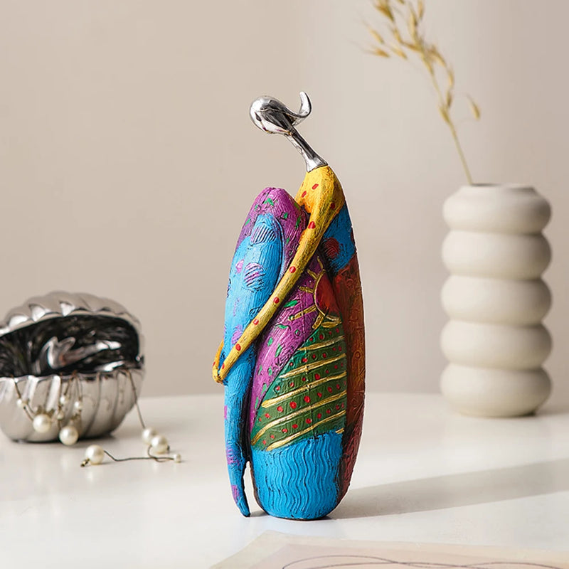 Nordic® - Escultura Abstrata Estilo Nórdico – Arte Moderna para Decoração de Casa e Escritório