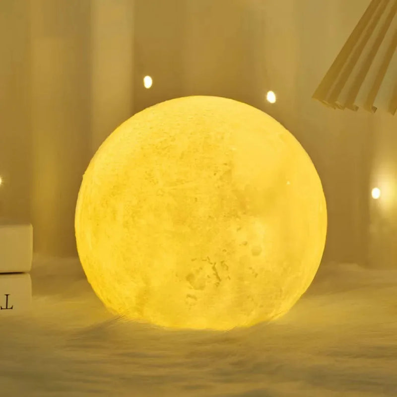 LunaGlow® – Luminária Decorativa Lua com Luz Suave e Atmosfera Romântica
