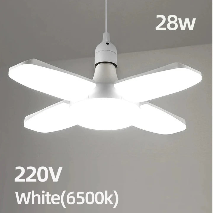 AirGlow® – Mini Ventilador de Teto LED Retrátil com Iluminação Inteligente