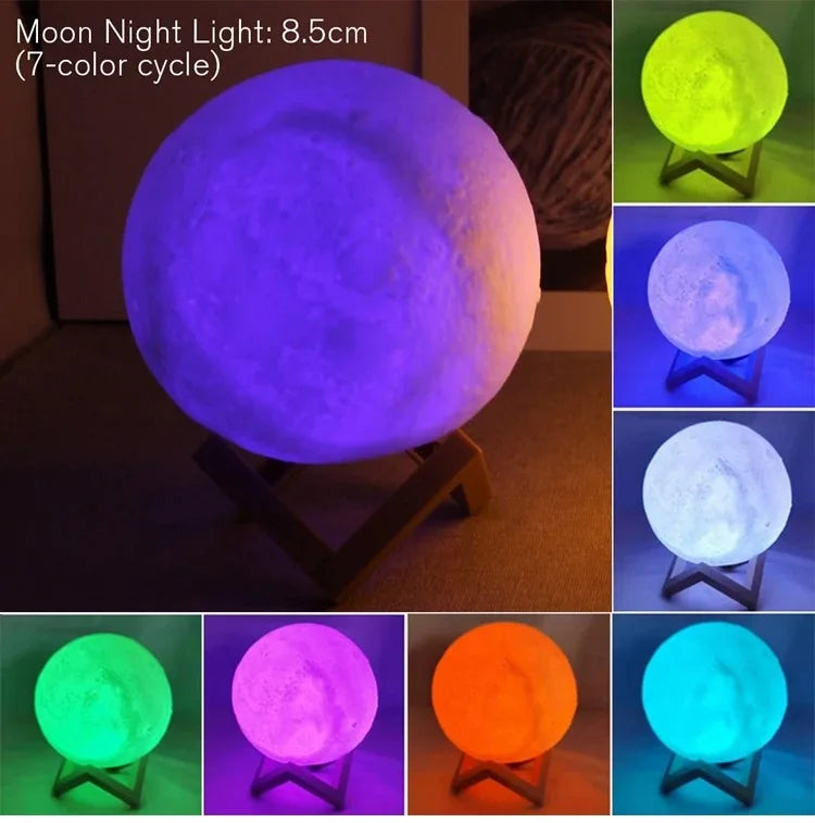 LunaGlow® – Luminária Decorativa Lua com Luz Suave e Atmosfera Romântica