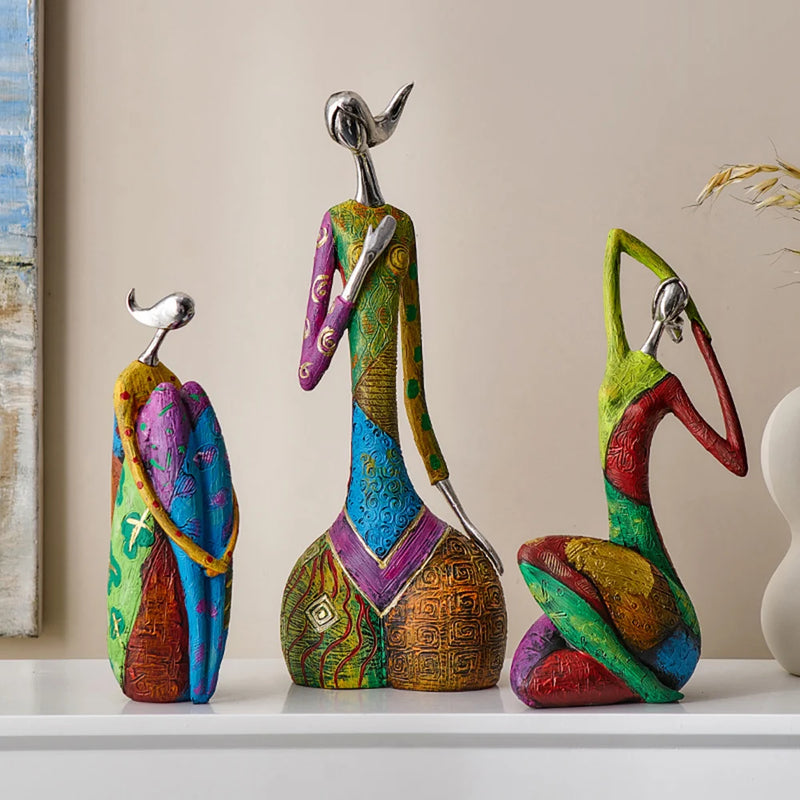 Nordic® - Escultura Abstrata Estilo Nórdico – Arte Moderna para Decoração de Casa e Escritório