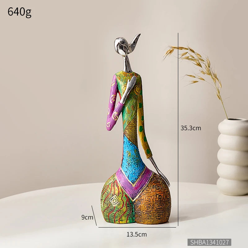 Nordic® - Escultura Abstrata Estilo Nórdico – Arte Moderna para Decoração de Casa e Escritório
