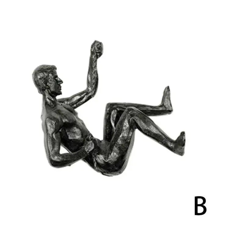 Ascend® – Escultura Decorativa de Atleta Escalador em Resina