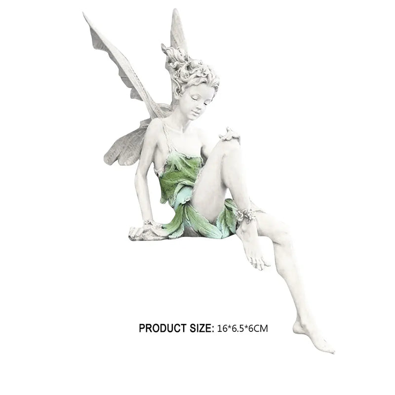 Fairyblossom® - Estátua Fada Floral – Escultura Decorativa para Jardim e Paisagismo