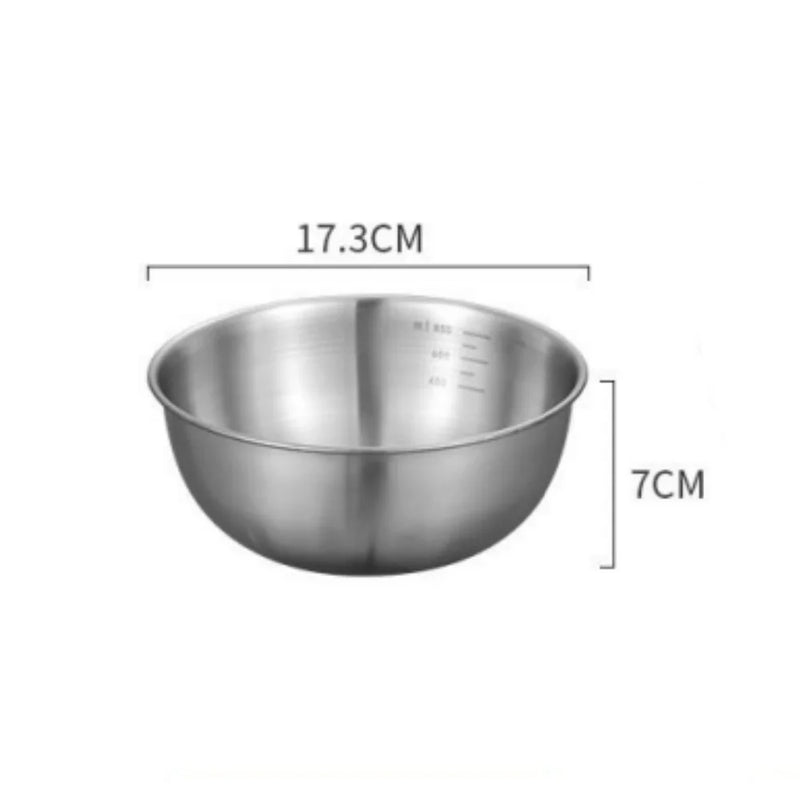MixPro® – Conjunto de Tigelas de Aço Inoxidável com Medidor para Cozinha