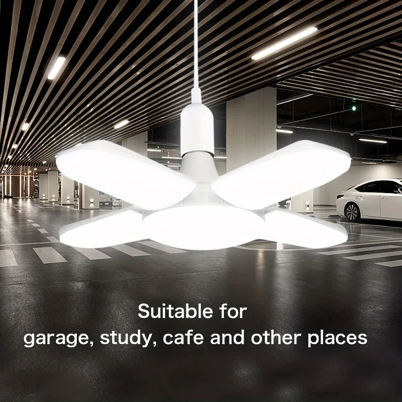 AirGlow® – Mini Ventilador de Teto LED Retrátil com Iluminação Inteligente