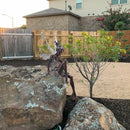 Fairyblossom® - Estátua Fada Floral – Escultura Decorativa para Jardim e Paisagismo