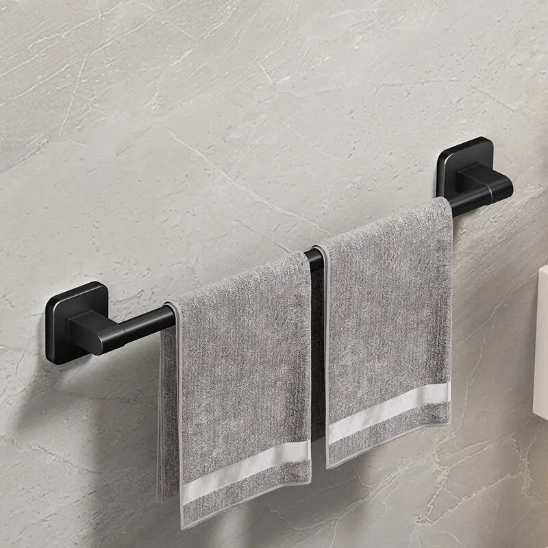 Toalheiro Elegance Fix – Suporte de Toalhas Sem Furo para Banheiro ou Cozinha