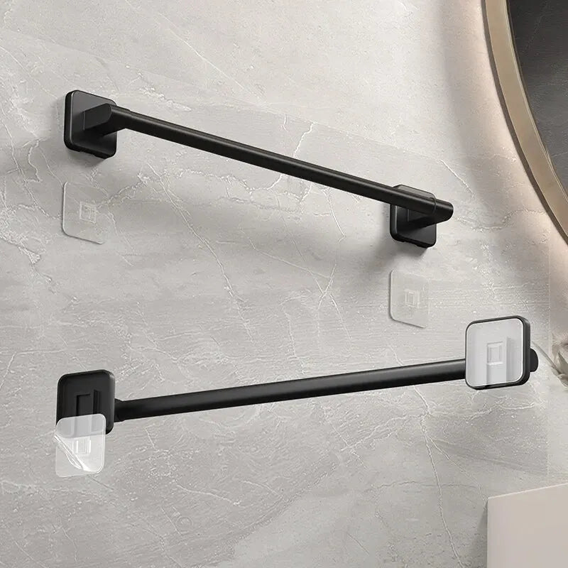 Toalheiro Elegance Fix – Suporte de Toalhas Sem Furo para Banheiro ou Cozinha