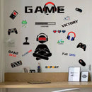 GameScape® - Adesivo de Parede Gamer – Decoração Perfeita para Quartos e Salas de Jogos