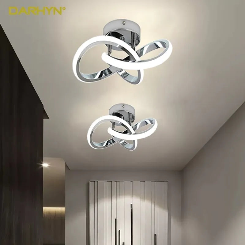 InfinityLED® - Luminária LED Minimalista para Teto – Iluminação Moderna para Corredor, Sacada, Escada e Decoração