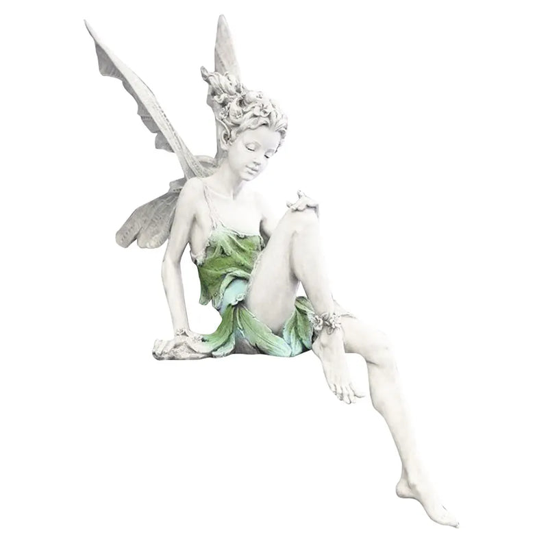 Fairyblossom® - Estátua Fada Floral – Escultura Decorativa para Jardim e Paisagismo