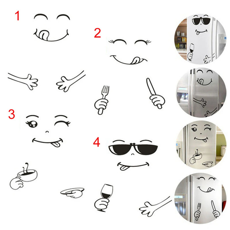 CuteFridge Adesivo®  – Decoração Divertida para Geladeira e Parede