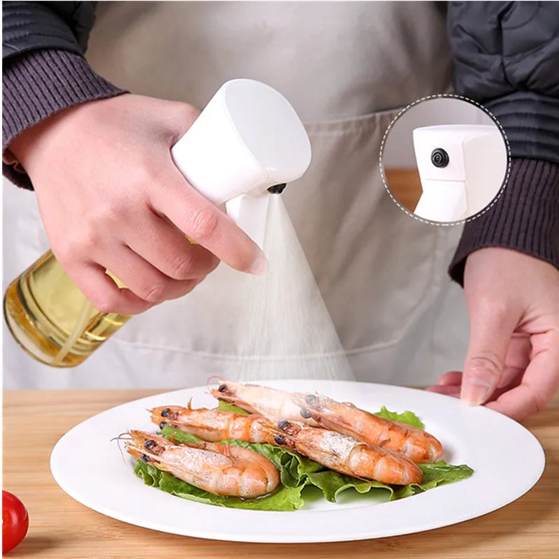 ChefOilSpray® Dispenser de Óleo, Azeite e Vinagre – Borrifador Recarregável para Cozinha, Churrasco e Culinária Saudável (200ml/300ml)