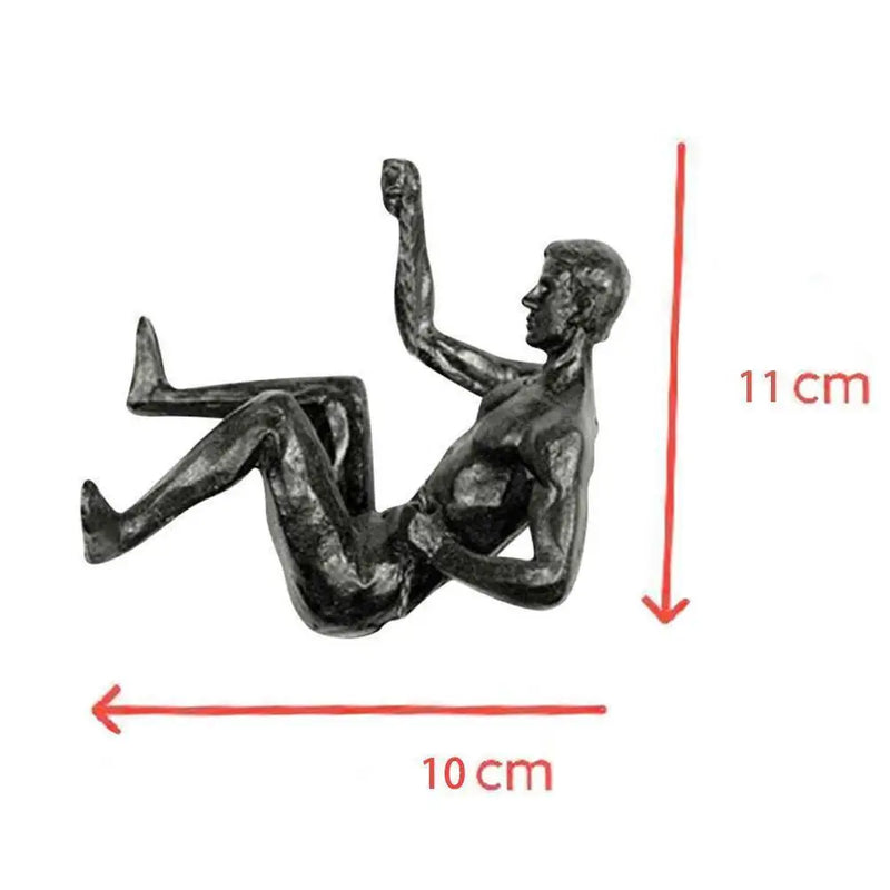 Ascend® – Escultura Decorativa de Atleta Escalador em Resina