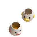 EggChick® – Separador de Gemas e Claras em Cerâmica com Design Criativo