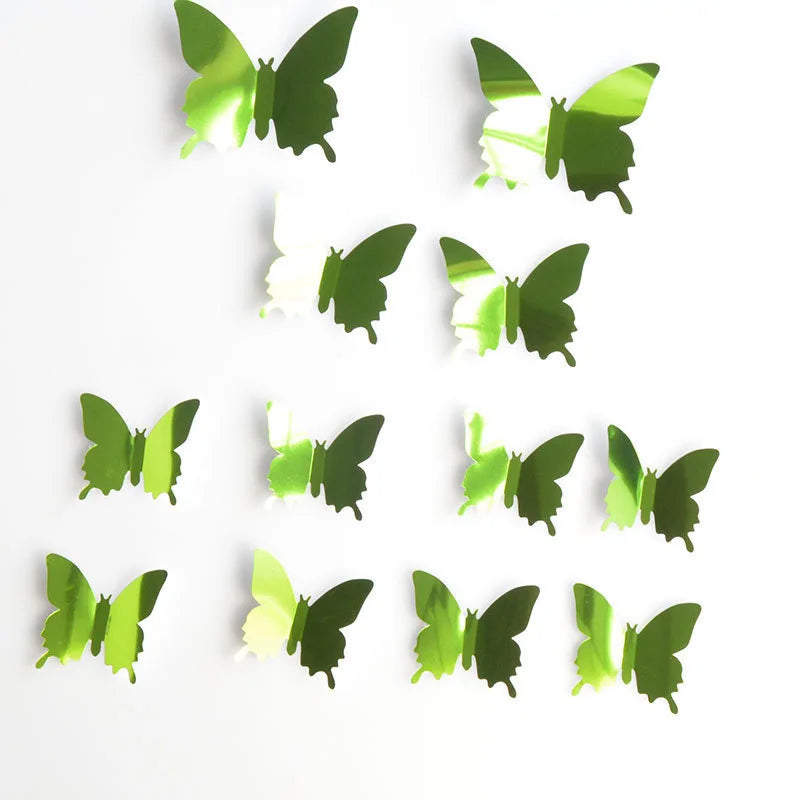 Flutter® – Adesivos Decorativos 3D de Borboletas Espelhadas 🦋✨