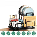 DriRack® – Escorredor de Louças de 2 Andares com Bandeja de Drenagem