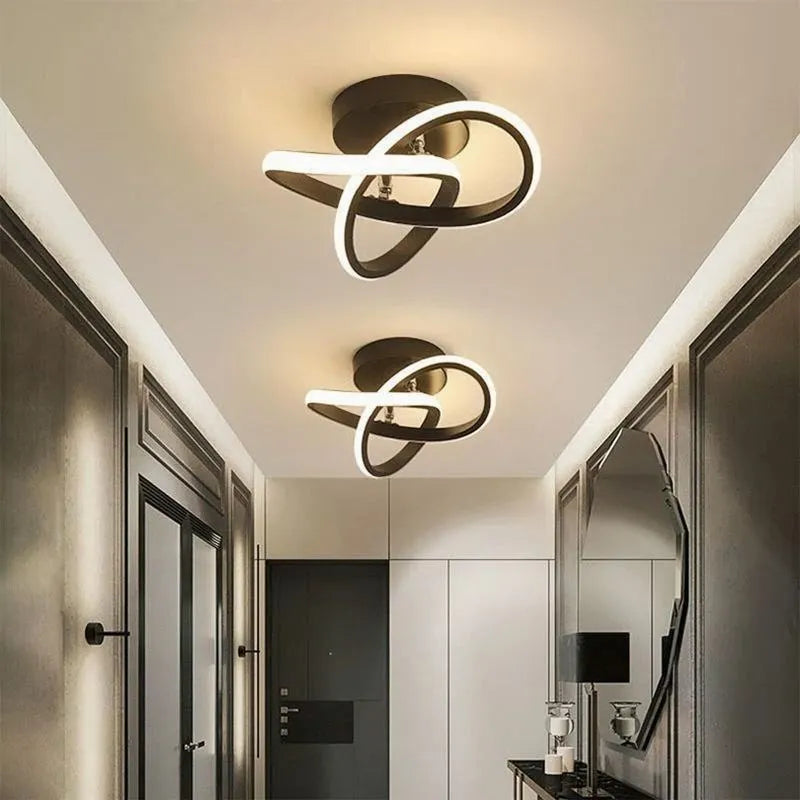 InfinityLED® - Luminária LED Minimalista para Teto – Iluminação Moderna para Corredor, Sacada, Escada e Decoração