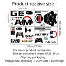 GameScape® - Adesivo de Parede Gamer – Decoração Perfeita para Quartos e Salas de Jogos