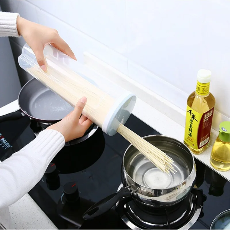 NoodleKeeper® - Porta-Macarrão Hermético – Organizador de Alimentos com Dosagem Precisa