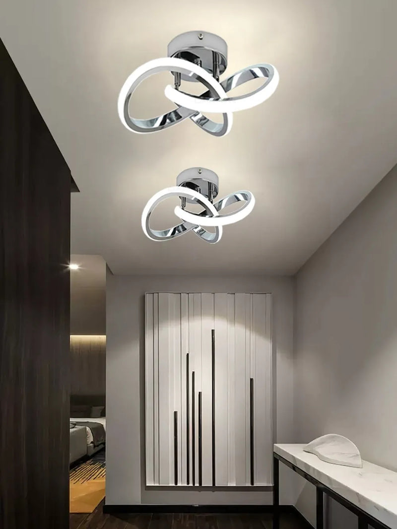 InfinityLED® - Luminária LED Minimalista para Teto – Iluminação Moderna para Corredor, Sacada, Escada e Decoração