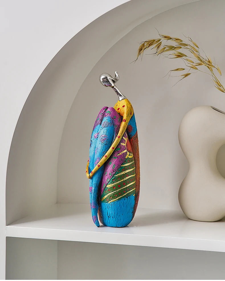 Nordic® - Escultura Abstrata Estilo Nórdico – Arte Moderna para Decoração de Casa e Escritório