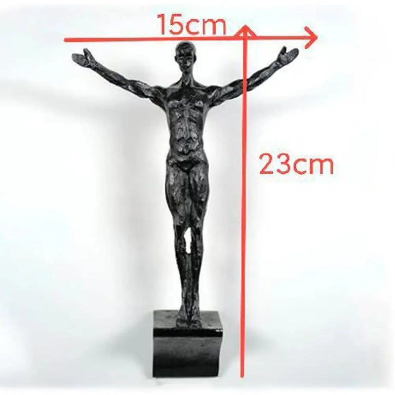 Ascend® – Escultura Decorativa de Atleta Escalador em Resina