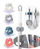 FixRack® – Suporte de Parede para Vassouras e Utensílios com Ganchos e Fixação Segura