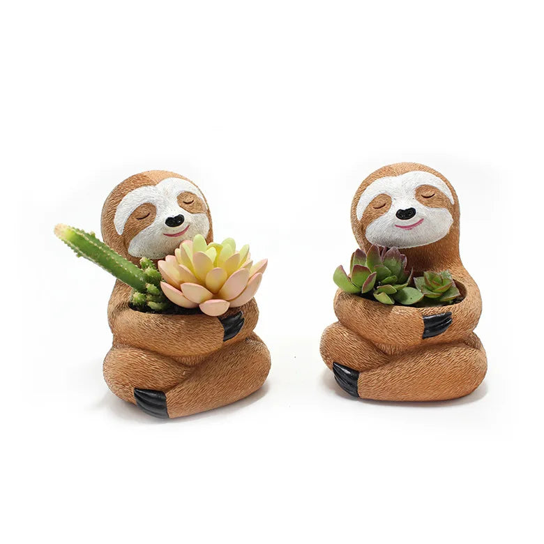 FlowerPal® – Vaso de Planta Animal Estilo Cartoon para Decoração de Jardim e Ambiente