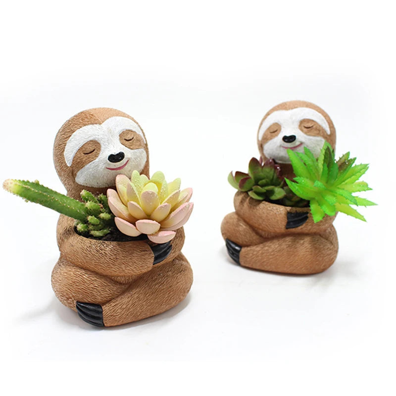 FlowerPal® – Vaso de Planta Animal Estilo Cartoon para Decoração de Jardim e Ambiente